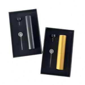 Personalizado 5ml 8ml 10ml 20ml Botella de perfume redonda de aluminio recargable Twist Up Spray fresco Spray oral Spray de retardo de tiempo con caja - Product Image 2