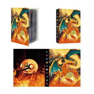 Prémio Pokemone V Vmax Cartões Go Plus Caixa Pasta Do Cartão Figura Titular Do Bolso Álbum 4 Bolsos Verzamelmap Pokemone 9 Pasta De Bolso