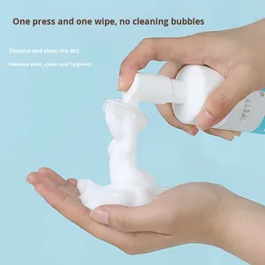 Busa Pembersih Tanpa Bilas untuk Cakar Anjing & Telapak Kaki Kucing, Sikat Pijat Perawatan Kaki Hewan Peliharaan, Yeh Oil Essence Ekstrak Oat 200ml - Product Image 2