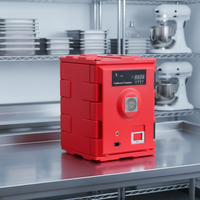 Conteneur isotherme électrique commercial empilable pour le maintien au chaud des aliments, idéal pour la restauration et les événements en plein air