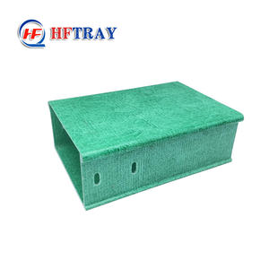 Bandeja de Cables FRP Ignífuga y Resistente a la Corrosión, Diseño Sólido, Color Personalizado, Capacidad para 75 Cables, Industrial - Product Image 1