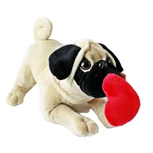 Rose Gift ideas for Him or Her Pugs & Kisses Love Stuffed Pug Dog Toy