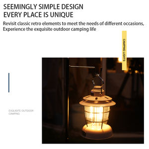 Lámpara led impermeable para exteriores, luz de acampada nocturna, <span class=keywords><strong>retro</strong></span>, portátil, recargable, nuevo diseño - Product Image 4