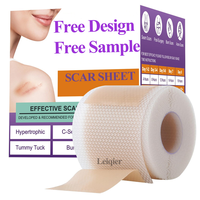 Custom Logo Silicone Scar Removal Strips