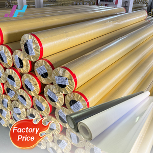 Bán buôn 440gsm PVC <span class=keywords><strong>Flex</strong></span> biểu ngữ frontlit cuộn biểu ngữ thời tiết Vinyl Poster vật liệu linh hoạt vải biểu ngữ cho sử dụng ngoài trời - Product Image 1