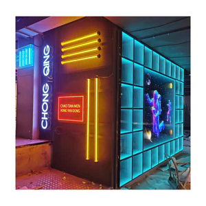 3D nhân vật Phát Sáng Led thiết kế trang trí quảng cáo ánh sáng billboard Abyss gương neon ánh sáng vô hạn bầu trời đầy sao hình học - Product Image 1