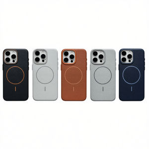 Custodia Protettiva Magnetica Leggera Redmi Note 14 Pro 5G con Texture Lychee per Cellulare - Product Image 1