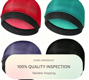 NOUVEAU <span class=keywords><strong>Bonnet</strong></span> pour bébé en satin rayé réglable et élastique, unisexe, pour enfants, chapeau d'hiver - Product Image 1