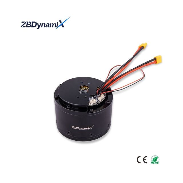 ZBDynamiX Servo Dc Motors 48V Robotic Actuator with Rotary Encoder Dual OD 79mmfor Exoskeleton and Ai Robot Unitree