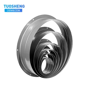 TUOSHENG China Supplier Air Outlet Ventilation Cover Wall Round Air Diffuser Flexible Duct Flange