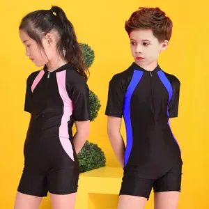 <span class=keywords><strong>Maillot</strong></span> <span class=keywords><strong>de</strong></span> <span class=keywords><strong>bain</strong></span> une pièce pour enfant pour garçons et filles combinaison <span class=keywords><strong>de</strong></span> plongée <span class=keywords><strong>de</strong></span> protection solaire pour le sport étudiant pour petits, moyens et grands enfants - Product Image 1