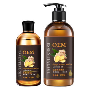 Huile Essentielle de Gingembre OEM pour Massage Cou et Épaules, Chaleur Apaisante, Soulagement de la Douleur, Soins Corporels, Extraits Végétaux - Product Image 1