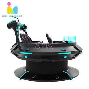 AMA VR UFO 9D Family Game Simulator <span class=keywords><strong>PC</strong></span> Metal VR Station Shooting Games for Indoor Adventure Parks Airports Virtual Reality - Product Image 5