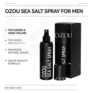 Spray capillaire au sel OZOU pour hommes, tenue forte et flexible, texture non collante, mini-boîte cadeau offerte, 20 ans d'expérience - Product Image 1