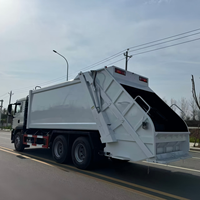 Camion compacteur de déchets Howo 20CBM, camion de collecte de déchets hydraulique à vendre