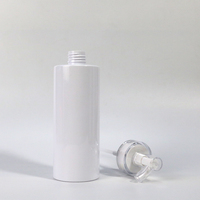 Bouteilles cosmétiques en plastique PEHD personnalisées de luxe 100/200/250/300/500ml vides blanches mates pour emballage de gel douche et de shampoing