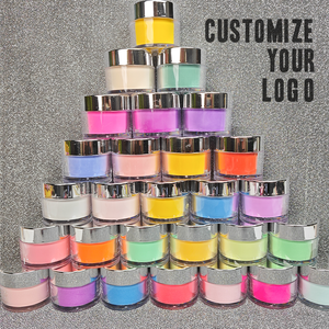 Oem personnalisé échantillon gratuit poudre de trempage EMA de haute qualité poudre colorée pour ongles Art poudre à tremper acrylique d'été à pigment néon - Product Image 3