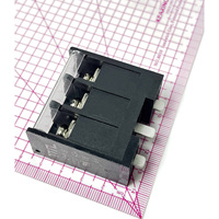 Bornier en laiton noir barrière 14.5mm avec vis à pas de PCB connecteur de faisceau de câbles 3pin bornier électrique
