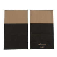 Sacs en papier kraft blancs SOS pour médicaments sans poignées Compteur de pharmacie taille avec logo imprimé personnalisé