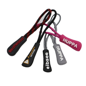 Cordón de cuerda de diseño Popular, bolso colorido, deslizador de cremallera, tirador de cremallera de silicona 3D, deslizador de cremallera de PVC, deslizador de cabeza de cremallera de goma - Product Image 5