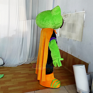 Costume de mascotte Super grenouille en peluche de haute qualité avec Cape idéal de marque personnalisée pour les faveurs de fête et les cadeaux promotionnels en gros - Product Image 3
