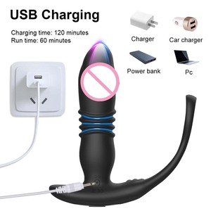 Masturbations-Massageprodukte Sexspielzeuge Kabellos Gesteuerter Vibrierender Analplug Analvibrator Vibrator-Hersteller - Product Image 2