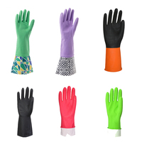 Gants en nitrile de qualité supérieure, doublés de coton, verts, en vrac, pour la construction, l'aménagement paysager, le ménage