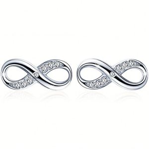 Juego de Pulseras de Plata 925 con Diseño de Amor Infinito para Mujer, Joyería Femenina - Product Image 4