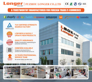 LG8175 MOQ bajo logotipo personalizado soporte de Control remoto 5 compartimentos Oficina hogar tocador caja de almacenamiento de medios organizador de oficina - Product Image 5