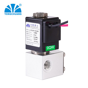 Yongchuang Solenoid Valve YCLD41 1/4 In G1/4 Water DC24V Industrial Fluid Control - Product Image 3