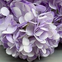 Bouquet de fleurs d'hortensia artificielles à 5 têtes, fleurs en soie réalistes pour décoration de mariage, arche florale, allée, fête