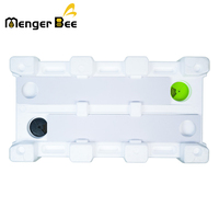 MengerBee Nouvelle Nuc Box d'élevage de reines isolée en polystyrène expansé (EPS) blanc, compatible avec 6 grandes cadres de ruche Langstroth, 3 mois