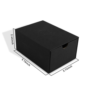 Wencai bán buôn đen in giấy các tông Hộp ngăn kéo cho gói đồ trang sức - Product Image 4