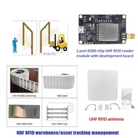 Módulo Lector RFID UHF 860-960MHz de Alto Rendimiento con Carcasa Metálica, Protocolo ISO 18000-6B, Compatible con Inventario Multitarjeta TTL Windows 10