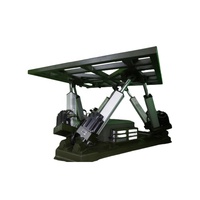 Conception d'une expérience Immersive simulateur de vol 2500KG systèmes de mouvement plate-forme de mouvement à 6 axes