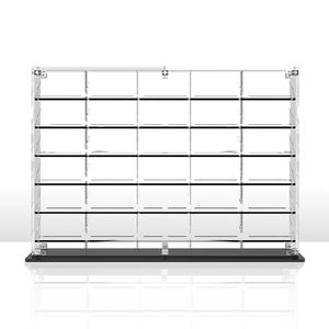 Vitrine en acrylique transparente pour voitures miniatures 1/64, murale, organiseur de voitures miniatures, compatible avec la collection <span class=keywords><strong>Hot</strong></span> <span class=keywords><strong>Wheels</strong></span>, <span class=keywords><strong>garage</strong></span> - Product Image 2