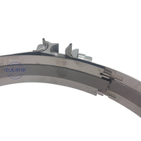 Collier de serrage pour tuyau d'échappement DPF YONGYONG 347 mm 0039954001 0039955101 Collier de serrage pour camion lourd pour IVECO 2KL015