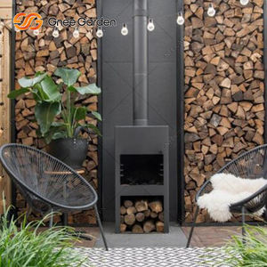 Modern European Freestanding Wood Stove <b>Fireplace</b> <b>Gas</b> <b>Insert</b> Indoor Outdoor Heating Large Capacity Home Use Living Room Outdoor - Product Image 2