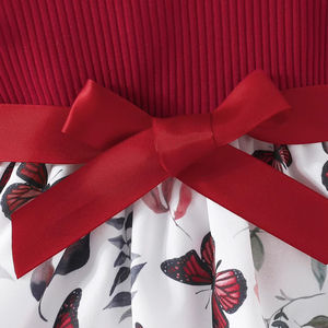 Adorabile stile coreano abito a manica corta per ragazze dolce farfalla modello animale alla moda <span class=keywords><strong>abbigliamento</strong></span> per bambini per 3-24 <span class=keywords><strong>mesi</strong></span> - Product Image 5