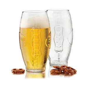 20oz Tritan rugby football shaped beer glass plastic tumbler great for a gift and promotion