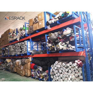 Industria tessile su misura per risparmiare spazio in metallo zincato pieghevole in tessuto portaoggetti per Pallet che impilano scaffali e scaffali - Product Image 3
