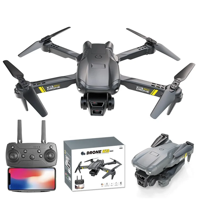 New Style XKJ K13 Max Altitude Hold RC Drone HD Aerial Photography Foldable Quadcopter Dual Lens K13 MAX DRONES