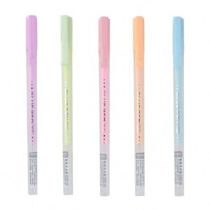 ปากกามาร์คเกอร์กาวน้ำแบบถาวรสำหรับงานขายส่ง ปรับแต่งได้ หลายสี หัวแปรงเฉียง สำหรับงาน Scrapbooking งานฝีมือ และทำการ์ด - Product Image 1