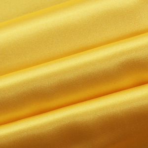Wholesale custom cheap golden yellow stretch satin fabric 100% polyester - Product Image 2