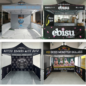 Tente personnalisée promotionnelle avec logo Auvent 10x10 Auvent pliant Gazebo pour le marché européen Tente d'exposition commerciale Événements - Product Image 2
