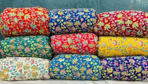 Tela Crepé Natural Pura Más Vendida, Estampado Elegante, Bordado Pesado para Diseñadores de Ropa y Colecciones de Boutique - Product Image 3