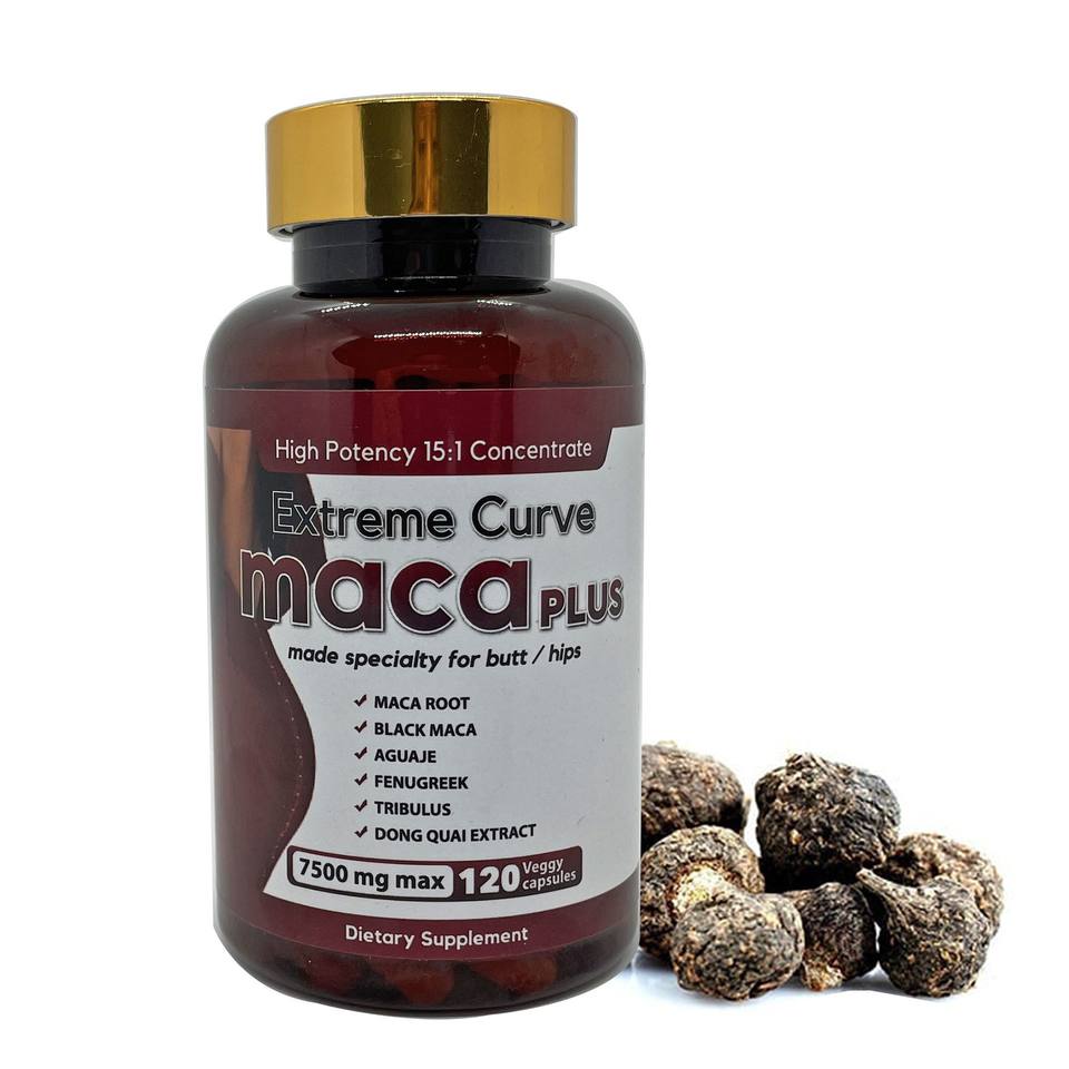 OEM Wholesale Price Extreme Curve Maca Root Plus Capsules Maca Capsules for Women Butt Hips