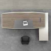 Table Yazhi Boss Mobilier de bureau multifonctionnel de luxe en bois et métal avec design moderne pour les postes de travail de la maison ou de l'hôtel