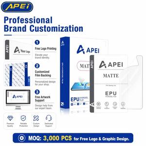 Protector de Pantalla de Hidrogel EPU APEI de 0.18mm <span class=keywords><strong>para</strong></span> Teléfono Móvil, Autorreparable, Antiexplosión, Antirrayas, Corte 3D - Product Image 6