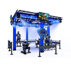 Nouveau Parc d'Attractions Jeu <span class=keywords><strong>de</strong></span> Tir Simulateur 9D Immersion <span class=keywords><strong>VR</strong></span> Combat Grand Espace Réalité Virtuelle <span class=keywords><strong>Salle</strong></span> 4 Joueurs Arcade - Product Image 1